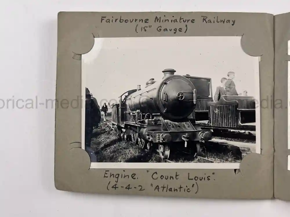 BRITISH INTER-WAR YEAR TRAIN PHOTO ALBUM BRITISH INTER-WAR YEAR TRAIN PHOTO ALBUM