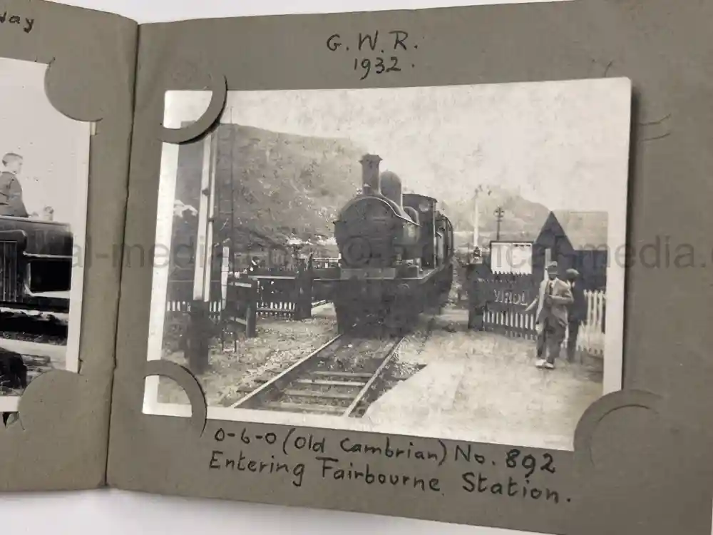 BRITISH INTER-WAR YEAR TRAIN PHOTO ALBUM BRITISH INTER-WAR YEAR TRAIN PHOTO ALBUM