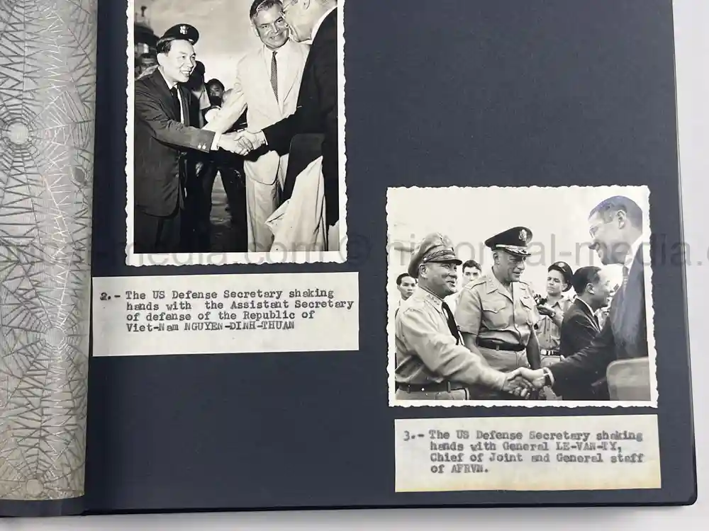 VIETNAM PRESENTATION ALBUM TO SECRETARY OF DEFENSE MCNAMARA - 1962
