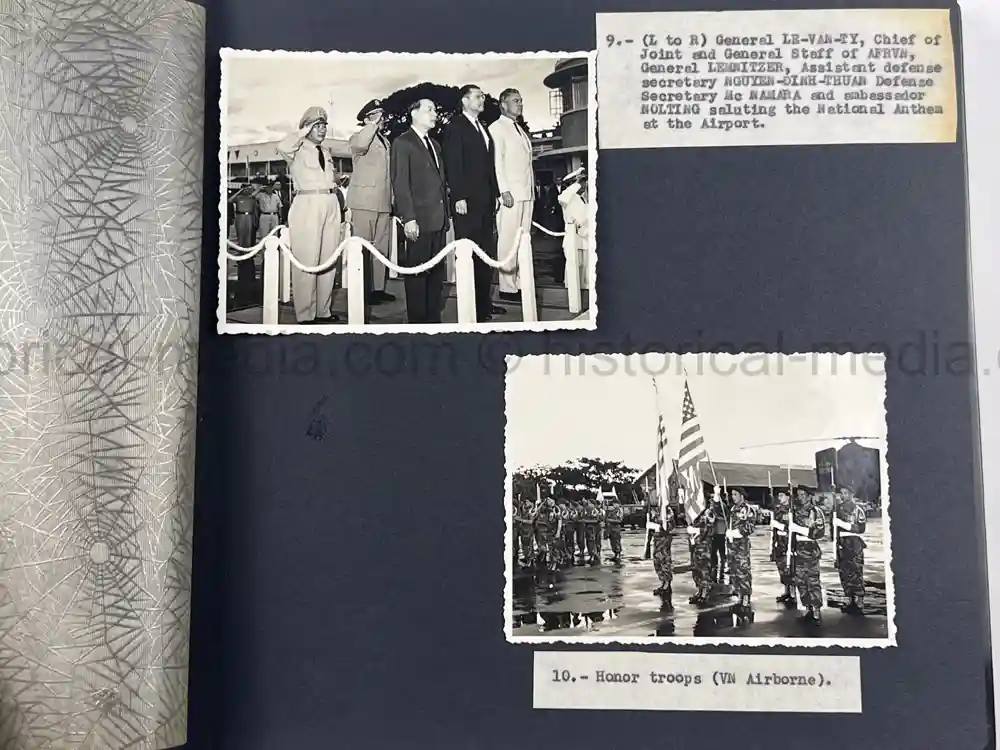 VIETNAM PRESENTATION ALBUM TO SECRETARY OF DEFENSE MCNAMARA - 1962