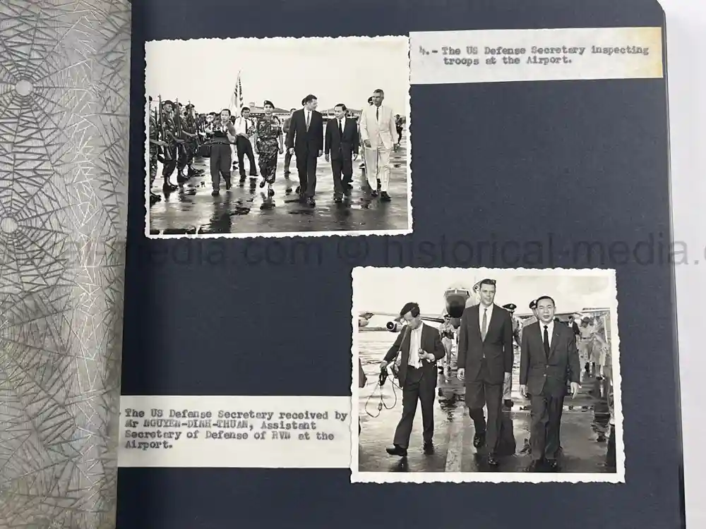 VIETNAM PRESENTATION ALBUM TO SECRETARY OF DEFENSE MCNAMARA - 1962