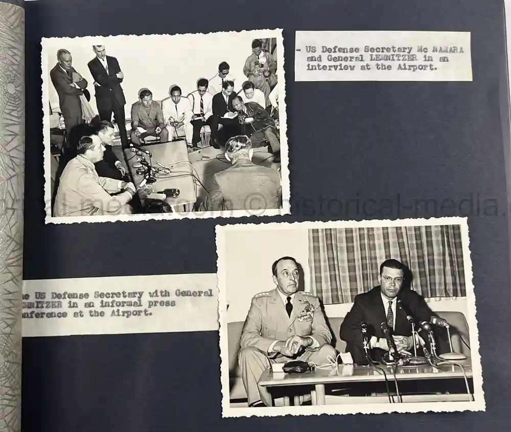 VIETNAM PRESENTATION ALBUM TO SECRETARY OF DEFENSE MCNAMARA - 1962