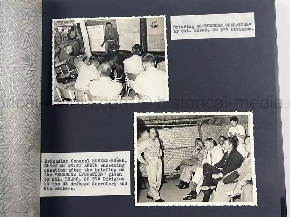 VIETNAM PRESENTATION ALBUM TO SECRETARY OF DEFENSE MCNAMARA - 1962
