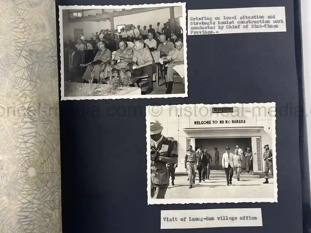 VIETNAM PRESENTATION ALBUM TO SECRETARY OF DEFENSE MCNAMARA - 1962