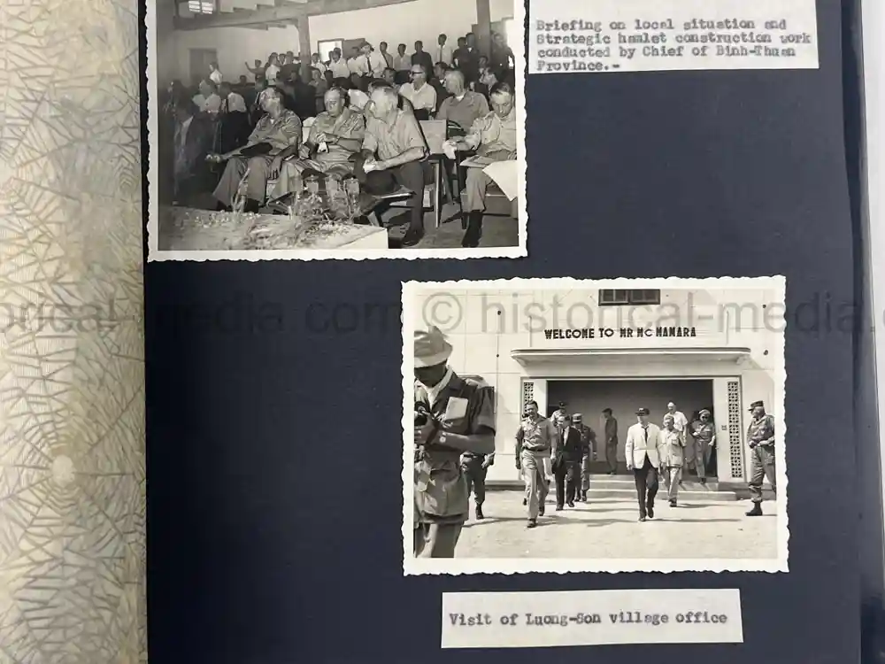 VIETNAM PRESENTATION ALBUM TO SECRETARY OF DEFENSE MCNAMARA - 1962