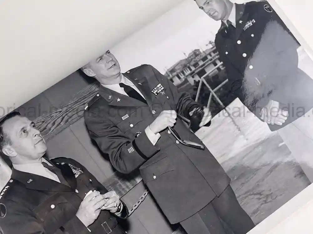 GENERAL MAXWELL TAYLOR PRESENTATION PHOTO ALBUM - JAPAN VISIT 1957