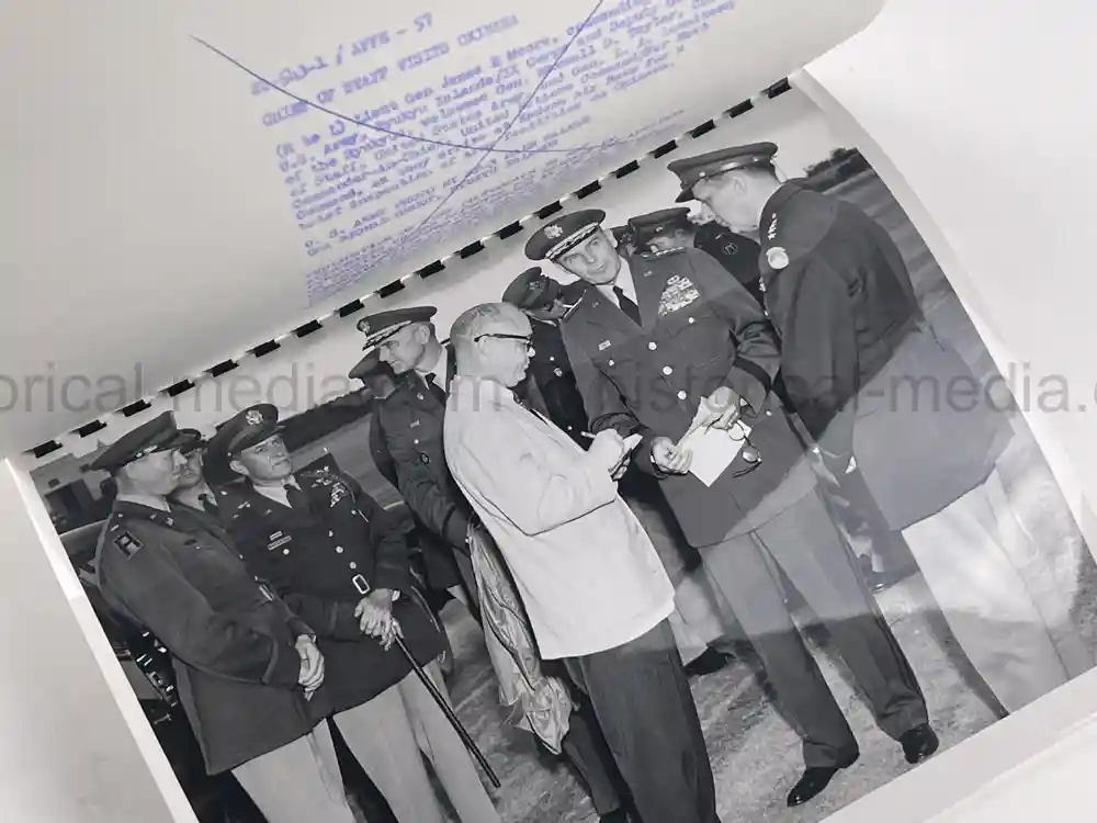 GENERAL MAXWELL TAYLOR PRESENTATION PHOTO ALBUM - JAPAN VISIT 1957
