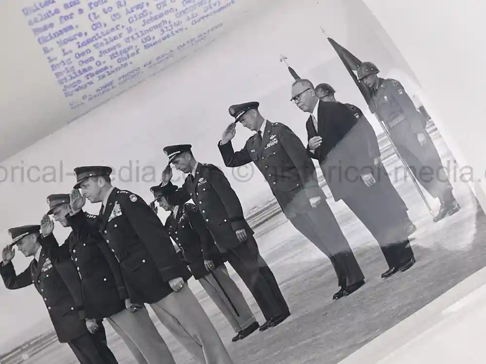 GENERAL MAXWELL TAYLOR PRESENTATION PHOTO ALBUM - JAPAN VISIT 1957