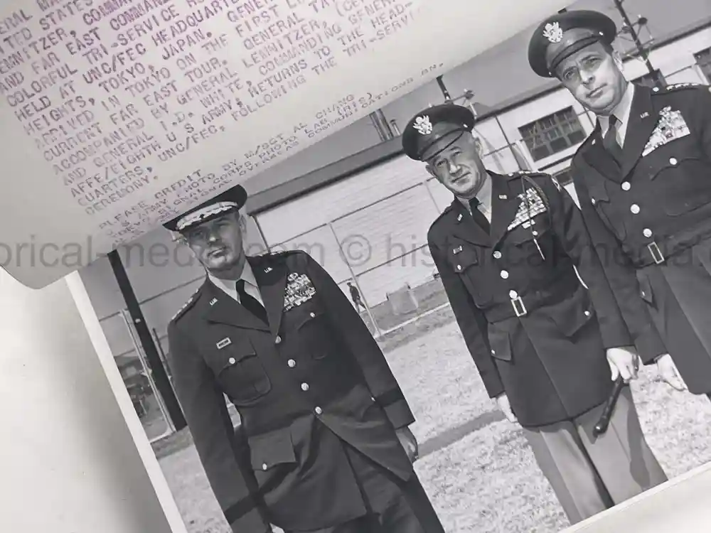 GENERAL MAXWELL TAYLOR PRESENTATION PHOTO ALBUM - JAPAN VISIT 1957