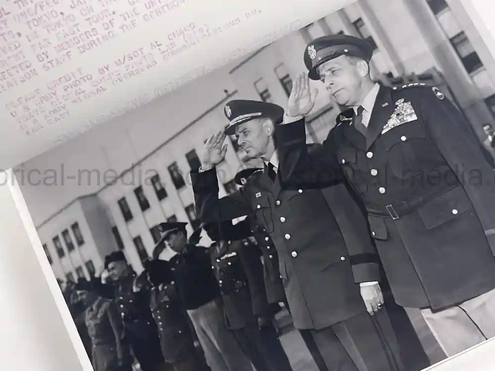 GENERAL MAXWELL TAYLOR PRESENTATION PHOTO ALBUM - JAPAN VISIT 1957