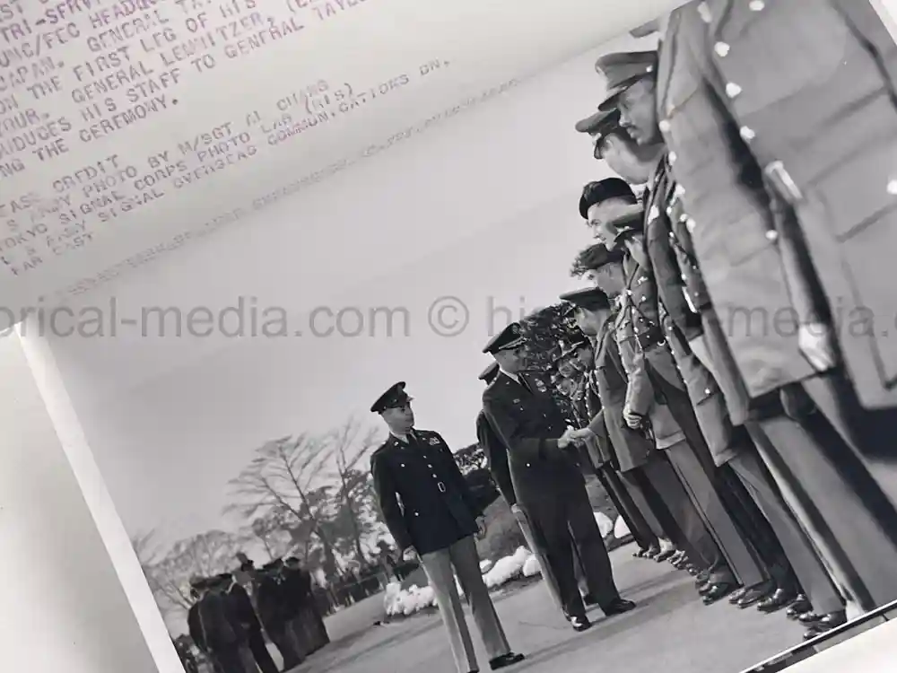 GENERAL MAXWELL TAYLOR PRESENTATION PHOTO ALBUM - JAPAN VISIT 1957