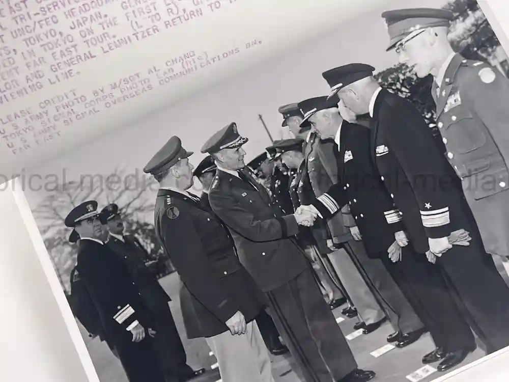 GENERAL MAXWELL TAYLOR PRESENTATION PHOTO ALBUM - JAPAN VISIT 1957