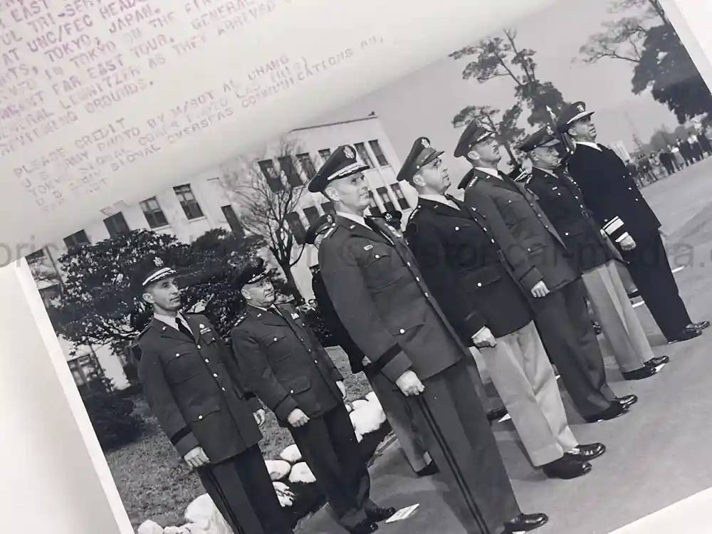 GENERAL MAXWELL TAYLOR PRESENTATION PHOTO ALBUM - JAPAN VISIT 1957