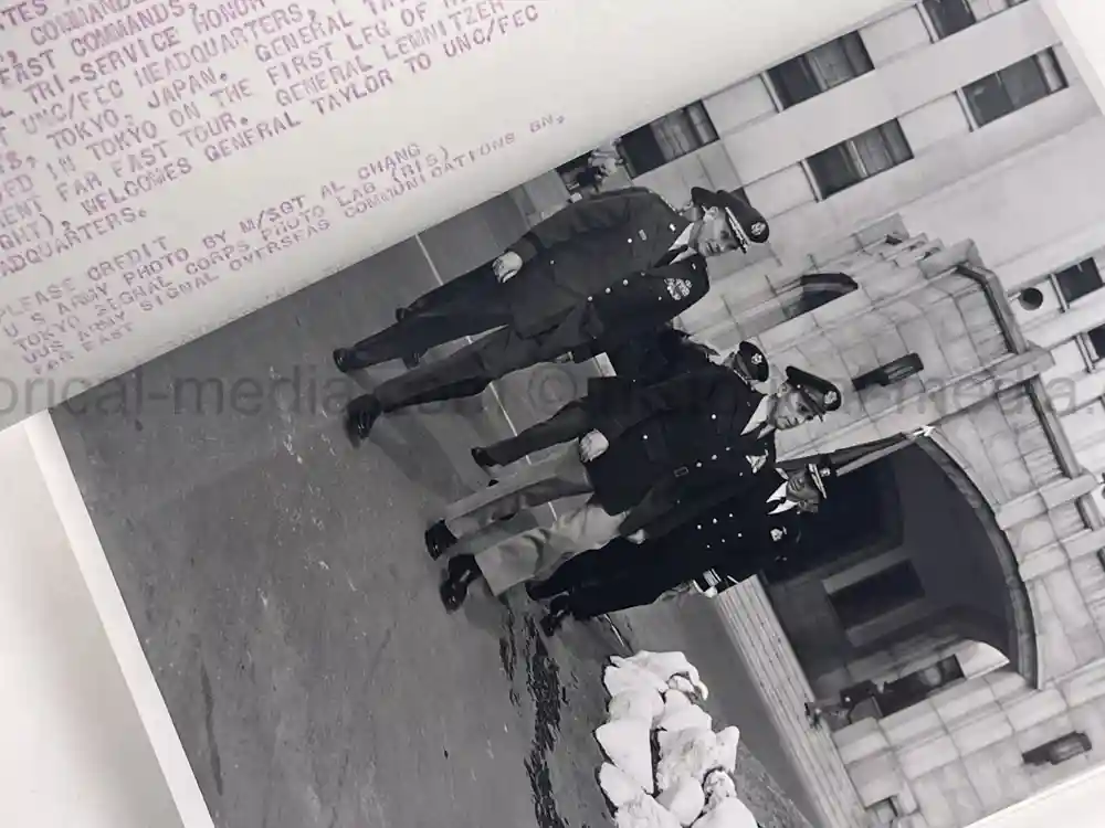 GENERAL MAXWELL TAYLOR PRESENTATION PHOTO ALBUM - JAPAN VISIT 1957