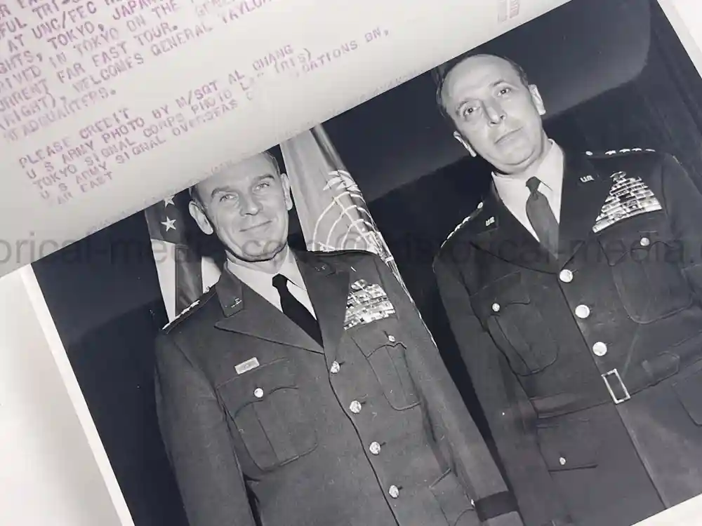 GENERAL MAXWELL TAYLOR PRESENTATION PHOTO ALBUM - JAPAN VISIT 1957