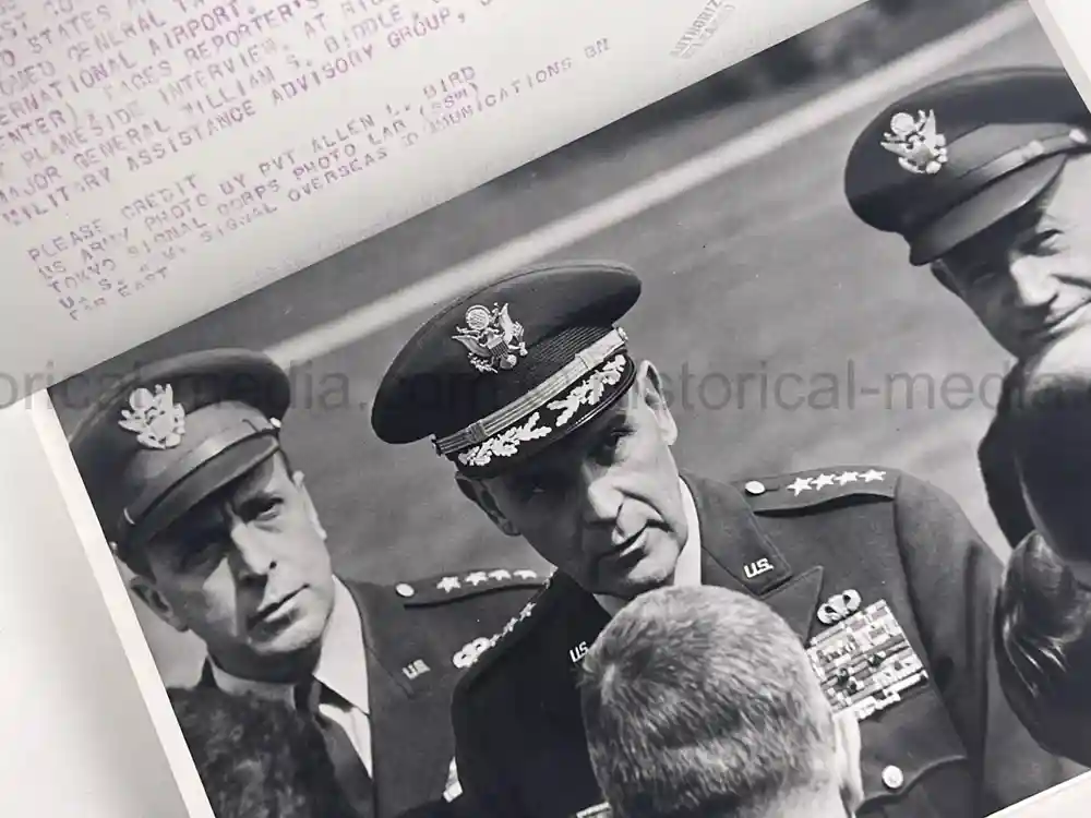 GENERAL MAXWELL TAYLOR PRESENTATION PHOTO ALBUM - JAPAN VISIT 1957