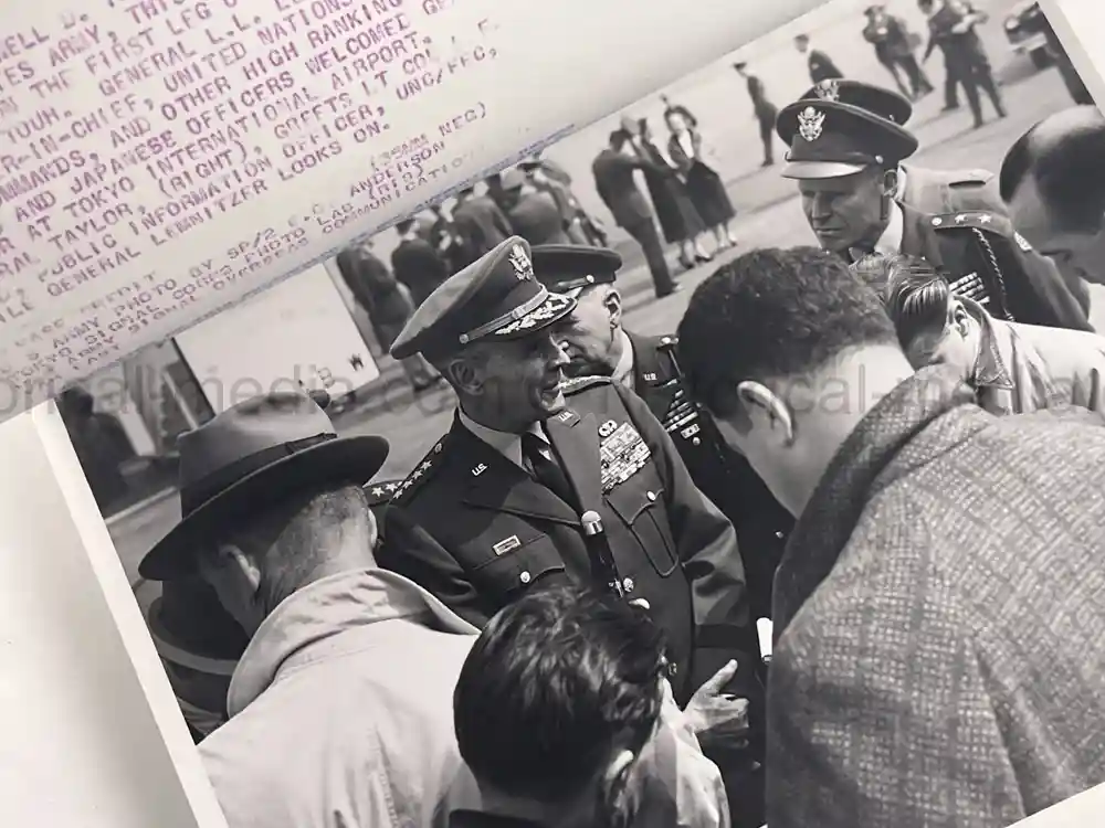 GENERAL MAXWELL TAYLOR PRESENTATION PHOTO ALBUM - JAPAN VISIT 1957