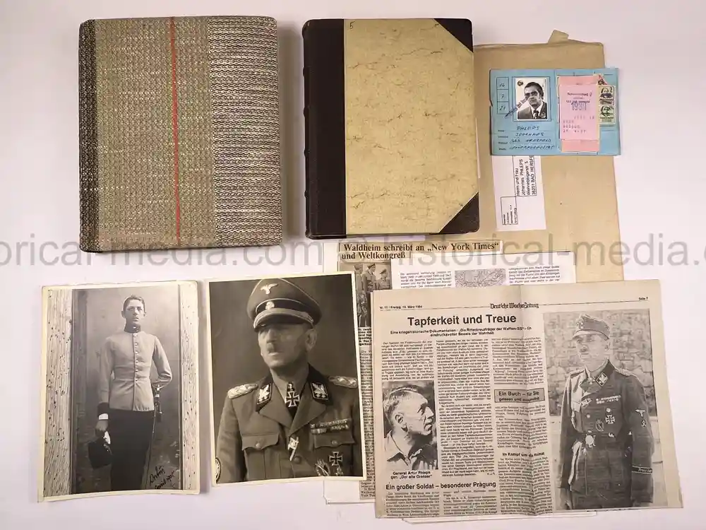 WAFFEN SS GENERAL PHOTO GROUPING - SS-OBERGRUPPENFÜHRER ARTUR PHLEPS WAFFEN SS GENERAL PHOTO GROUPING - SS-OBERGRUPPENFÜHRER ARTUR PHLEPS