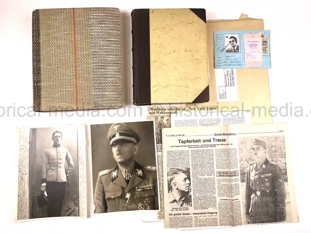 WAFFEN SS GENERAL PHOTO GROUPING - SS-OBERGRUPPENFÜHRER ARTUR PHLEPS WAFFEN SS GENERAL PHOTO GROUPING - SS-OBERGRUPPENFÜHRER ARTUR PHLEPS