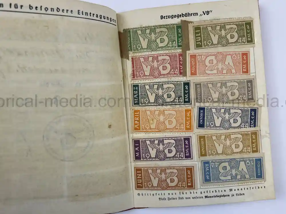 VÖLKISCHER BEOBACHTER ID GROUPING - RARE!