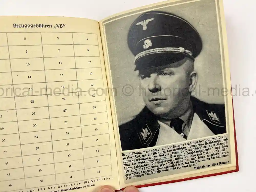 VÖLKISCHER BEOBACHTER ID GROUPING - RARE!