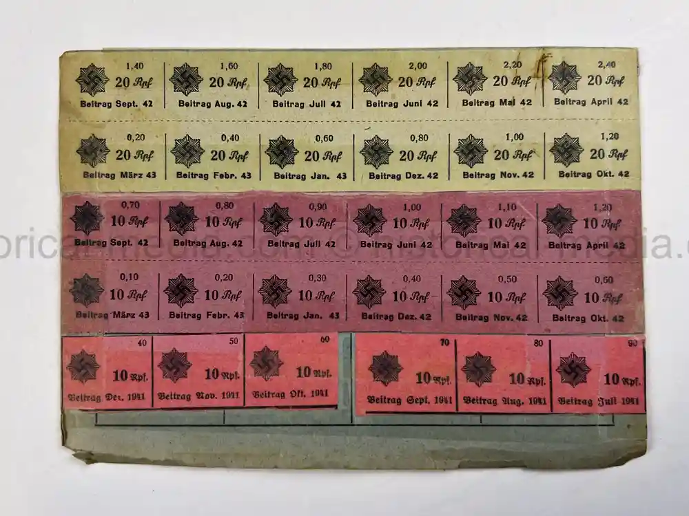 VÖLKISCHER BEOBACHTER ID GROUPING - RARE!