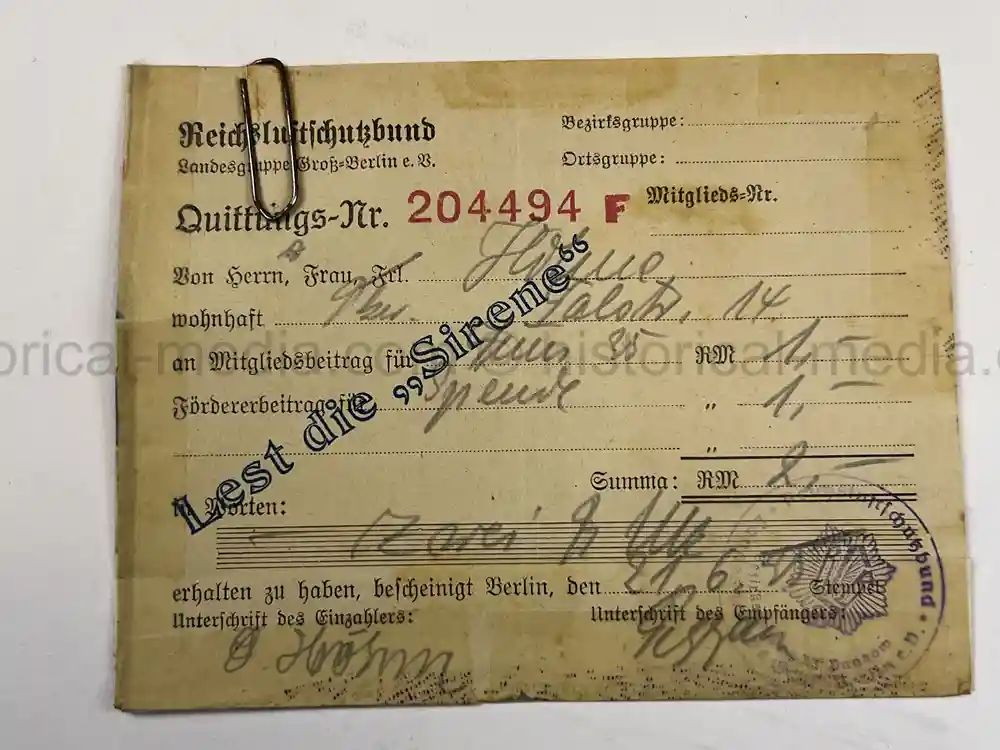 VÖLKISCHER BEOBACHTER ID GROUPING - RARE!