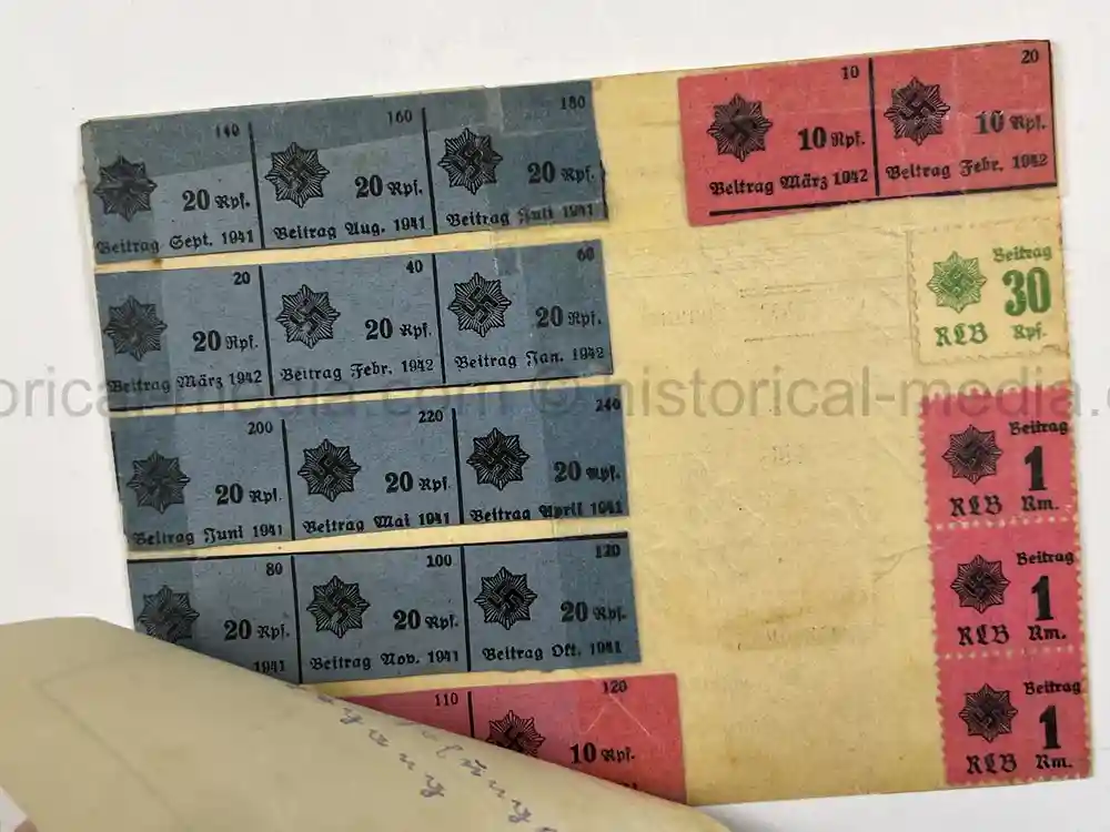 VÖLKISCHER BEOBACHTER ID GROUPING - RARE!