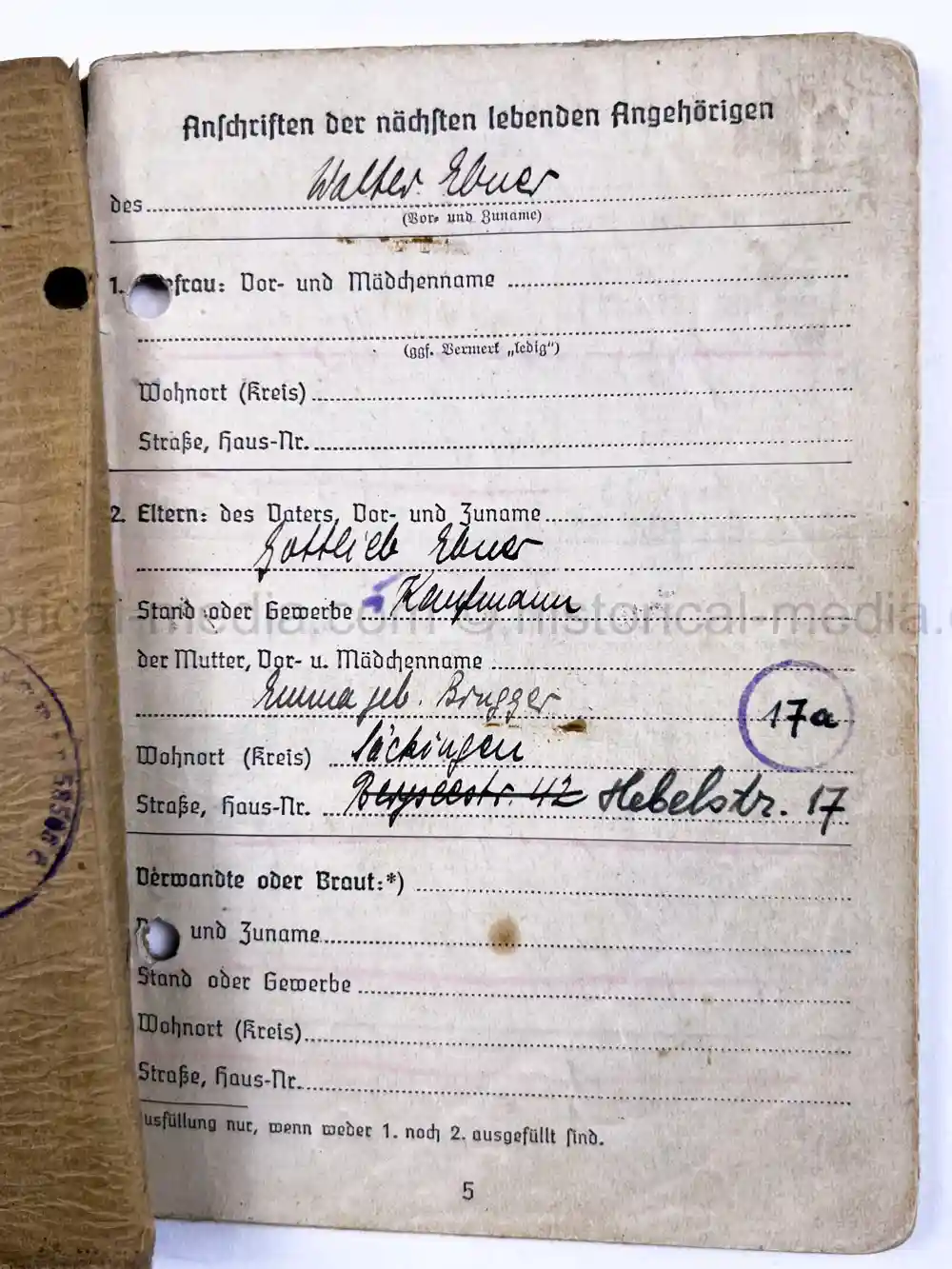 SOLDBUCH & AWARD DOCUMENT GROUPING - PANZER ABTEILUNG 201, PANZER REGIMENT 33 & 39