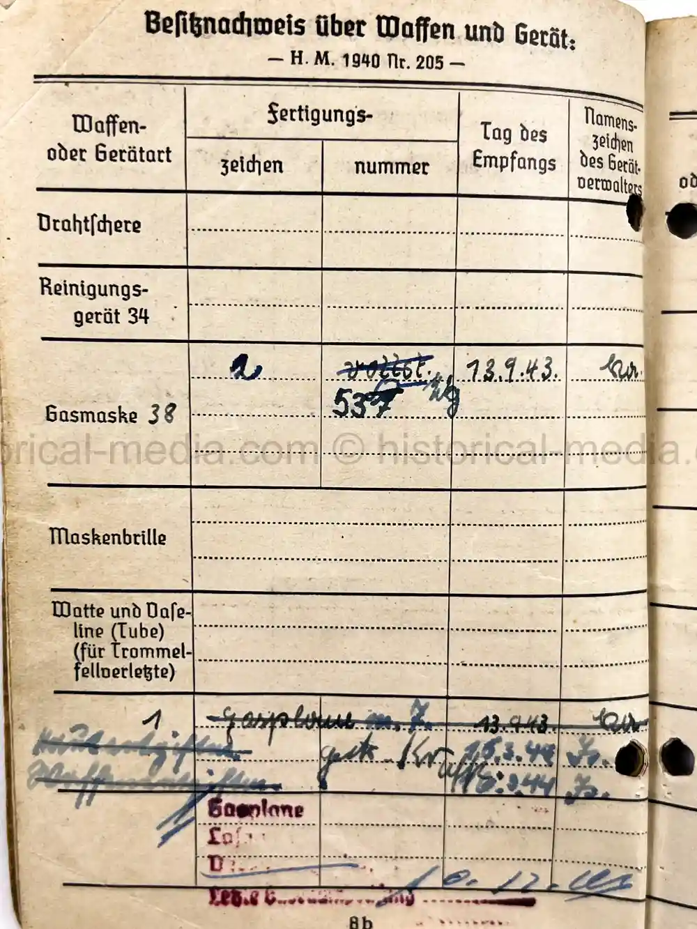 SOLDBUCH & AWARD DOCUMENT GROUPING - PANZER ABTEILUNG 201, PANZER REGIMENT 33 & 39