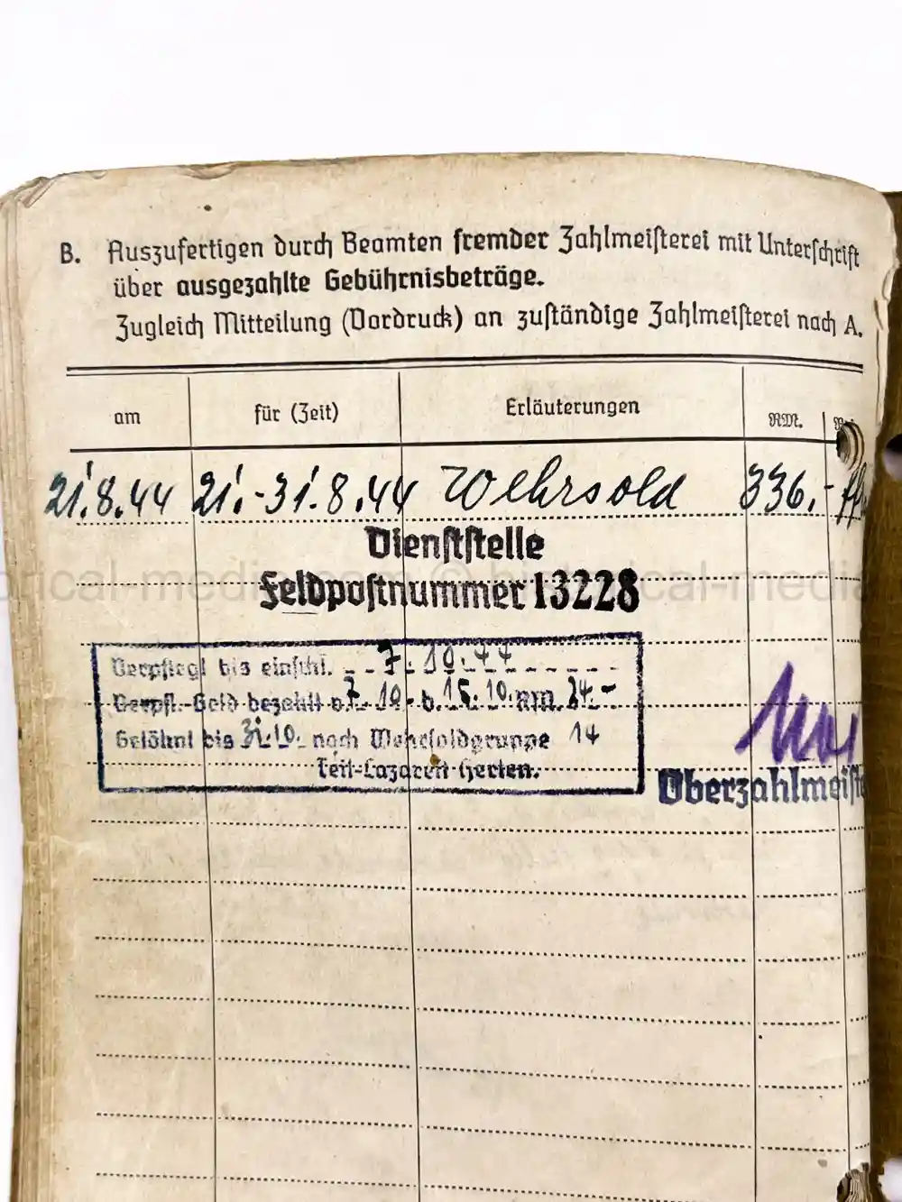 SOLDBUCH & AWARD DOCUMENT GROUPING - PANZER ABTEILUNG 201, PANZER REGIMENT 33 & 39