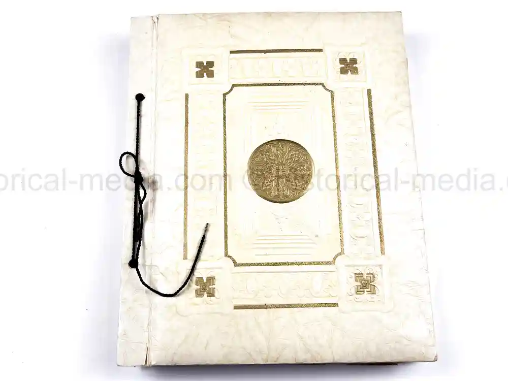 US WWII PHOTO ALBUM & SCRAPBOOK - ORIGINAL EISENHOWER D-DAY LETTER - SNIPER, PANTHER ++