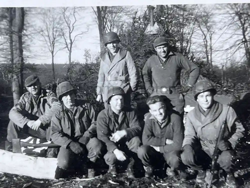 US WWII PHOTO ALBUM & SCRAPBOOK - ORIGINAL EISENHOWER D-DAY LETTER - SNIPER, PANTHER ++