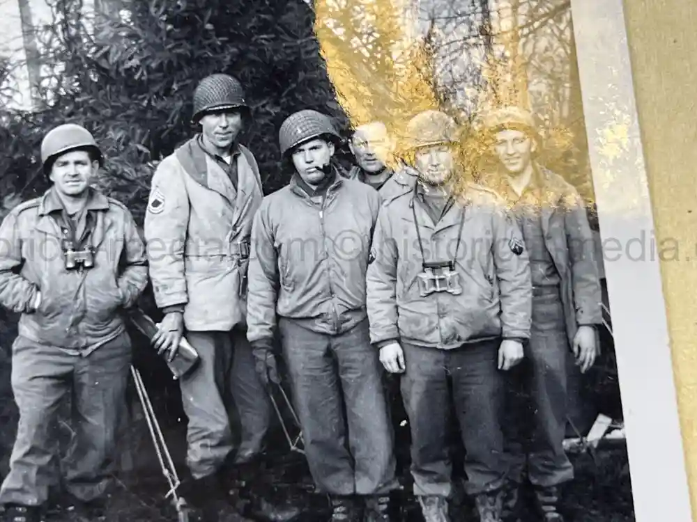 US WWII PHOTO ALBUM & SCRAPBOOK - ORIGINAL EISENHOWER D-DAY LETTER - SNIPER, PANTHER ++