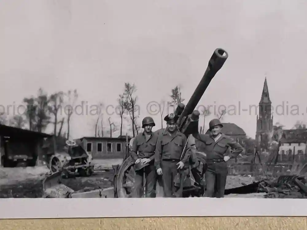 US WWII PHOTO ALBUM & SCRAPBOOK - ORIGINAL EISENHOWER D-DAY LETTER - SNIPER, PANTHER ++