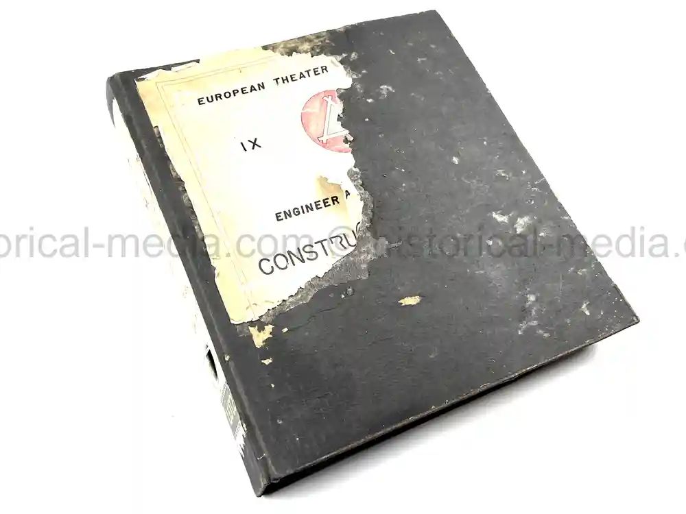 US WWII PHOTO ALBUM - ENGLAND, FRANCE, GERMANY - IDENTIFIED AIRFIELDS - LUFTWAFFE AIRCRAFT