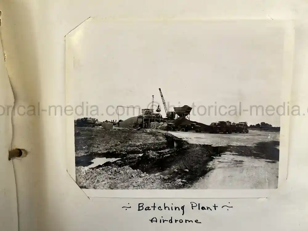 US WWII PHOTO ALBUM - ENGLAND, FRANCE, GERMANY - IDENTIFIED AIRFIELDS - LUFTWAFFE AIRCRAFT