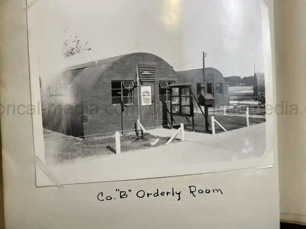 US WWII PHOTO ALBUM - ENGLAND, FRANCE, GERMANY - IDENTIFIED AIRFIELDS - LUFTWAFFE AIRCRAFT