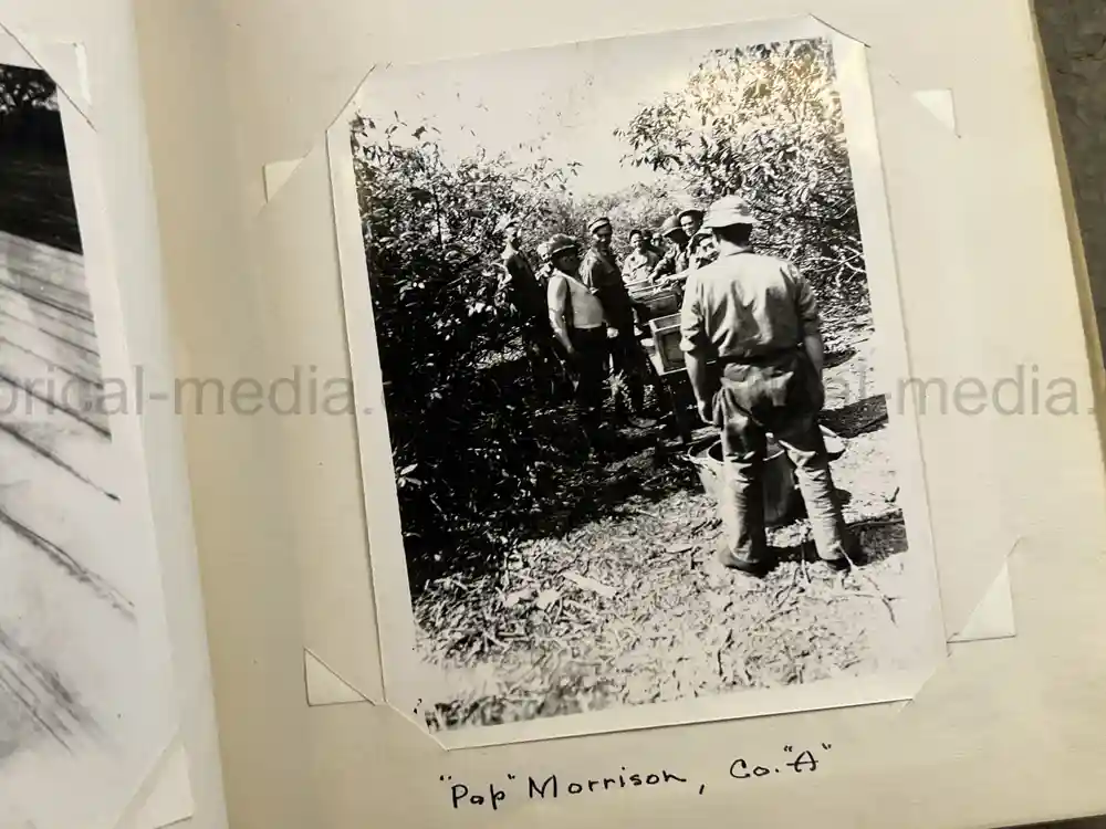 US WWII PHOTO ALBUM - ENGLAND, FRANCE, GERMANY - IDENTIFIED AIRFIELDS - LUFTWAFFE AIRCRAFT