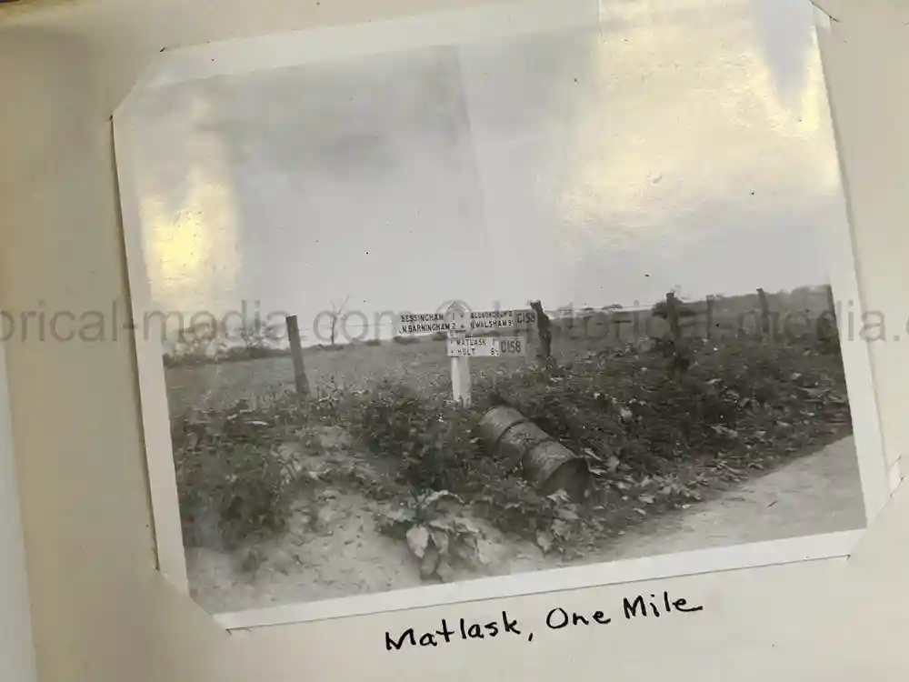 US WWII PHOTO ALBUM - ENGLAND, FRANCE, GERMANY - IDENTIFIED AIRFIELDS - LUFTWAFFE AIRCRAFT