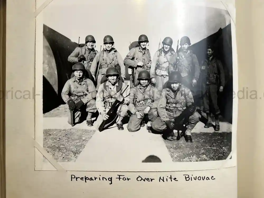 US WWII PHOTO ALBUM - ENGLAND, FRANCE, GERMANY - IDENTIFIED AIRFIELDS - LUFTWAFFE AIRCRAFT