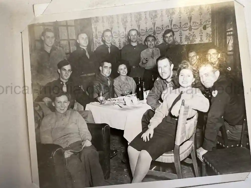 US WWII PHOTO ALBUM - ENGLAND, FRANCE, GERMANY - IDENTIFIED AIRFIELDS - LUFTWAFFE AIRCRAFT