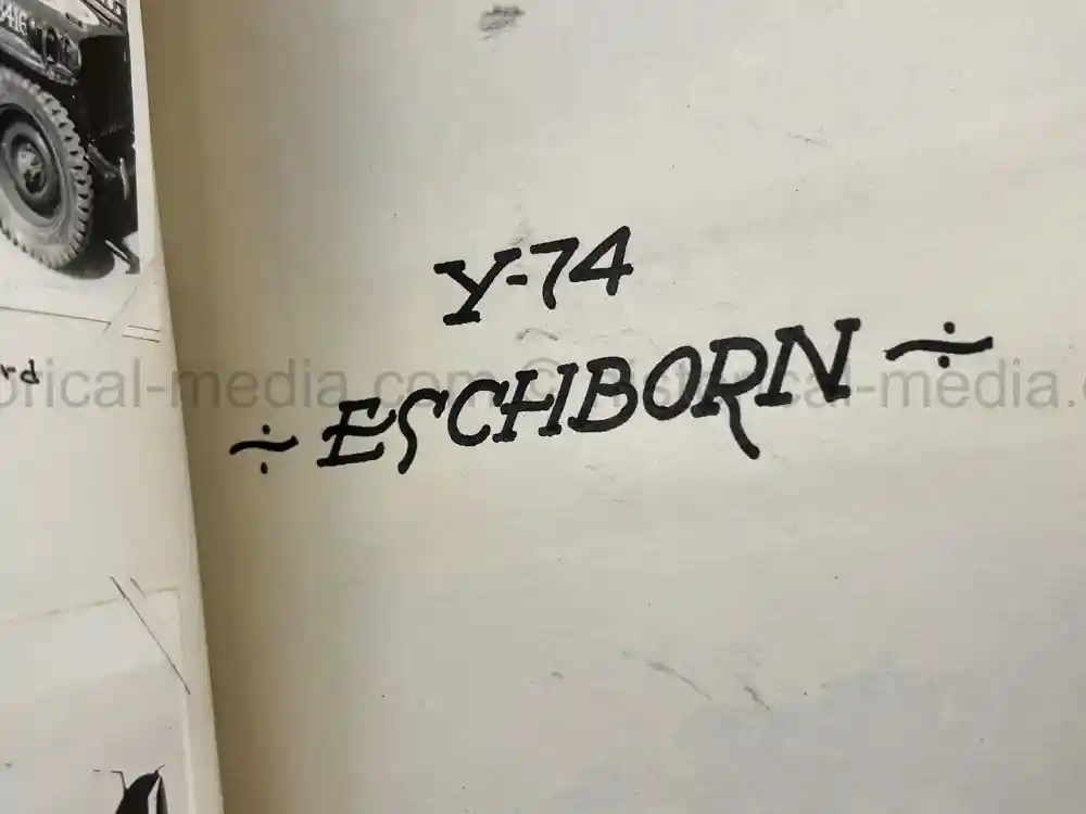 US WWII PHOTO ALBUM - ENGLAND, FRANCE, GERMANY - IDENTIFIED AIRFIELDS - LUFTWAFFE AIRCRAFT