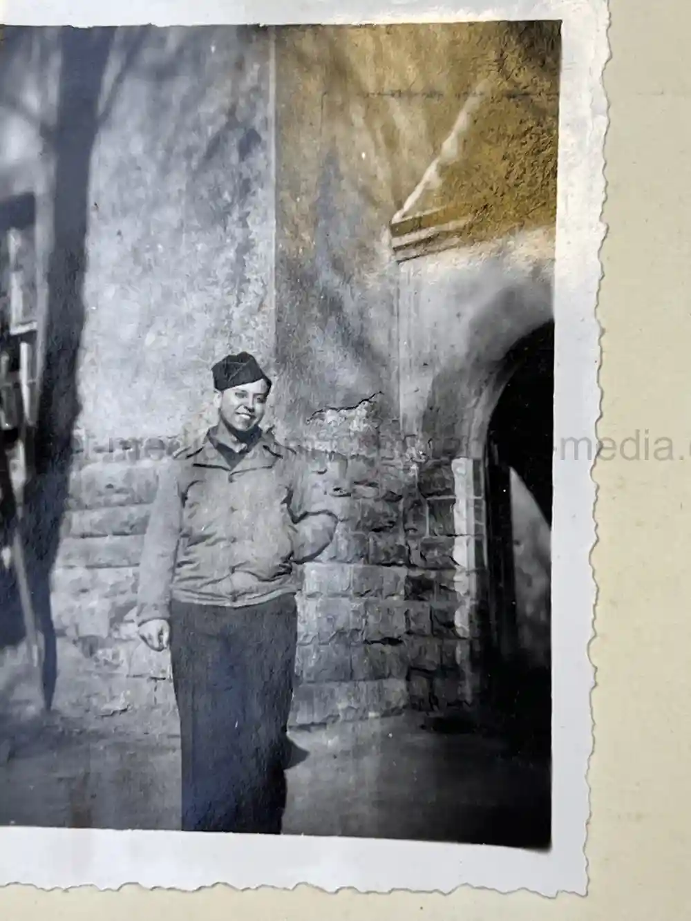 WWII USAAF PHOTO ALBUM - 397th FIGHTER SQUADRON - 368th FIGHTER GROUP - EXCELLENT P-47 NOSE ART!