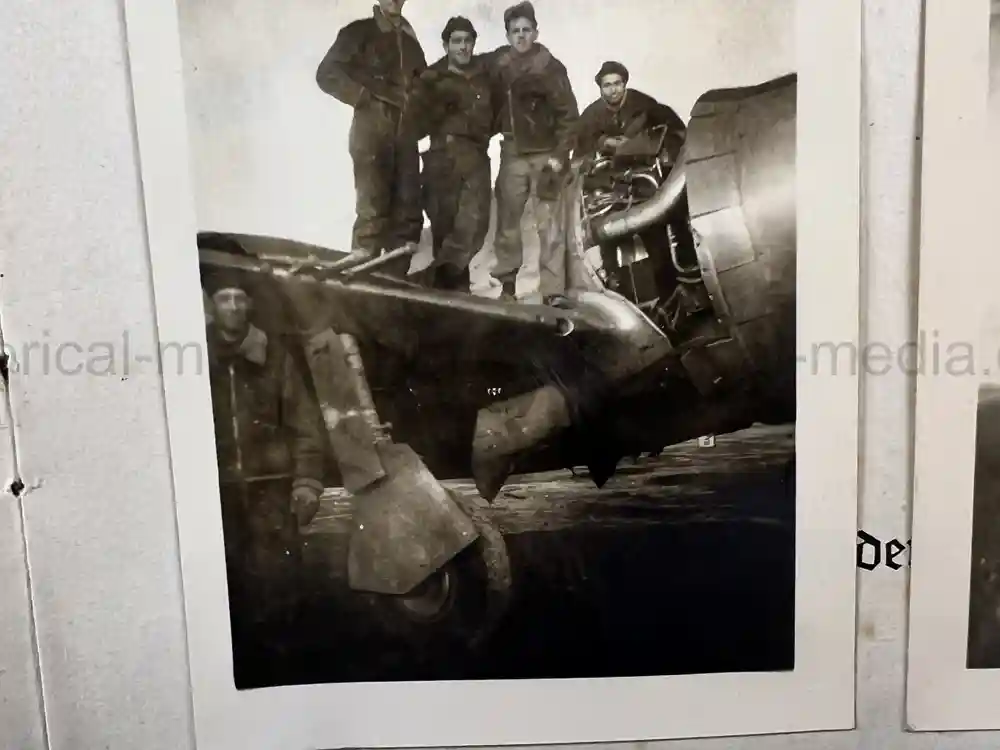 WWII USAAF PHOTO ALBUM - 397th FIGHTER SQUADRON - 368th FIGHTER GROUP - EXCELLENT P-47 NOSE ART!