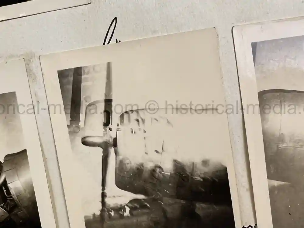 WWII USAAF PHOTO ALBUM - 397th FIGHTER SQUADRON - 368th FIGHTER GROUP - EXCELLENT P-47 NOSE ART!