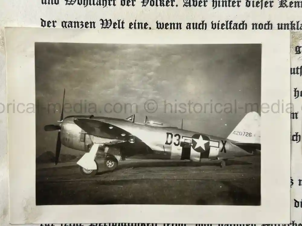 WWII USAAF PHOTO ALBUM - 397th FIGHTER SQUADRON - 368th FIGHTER GROUP - EXCELLENT P-47 NOSE ART!