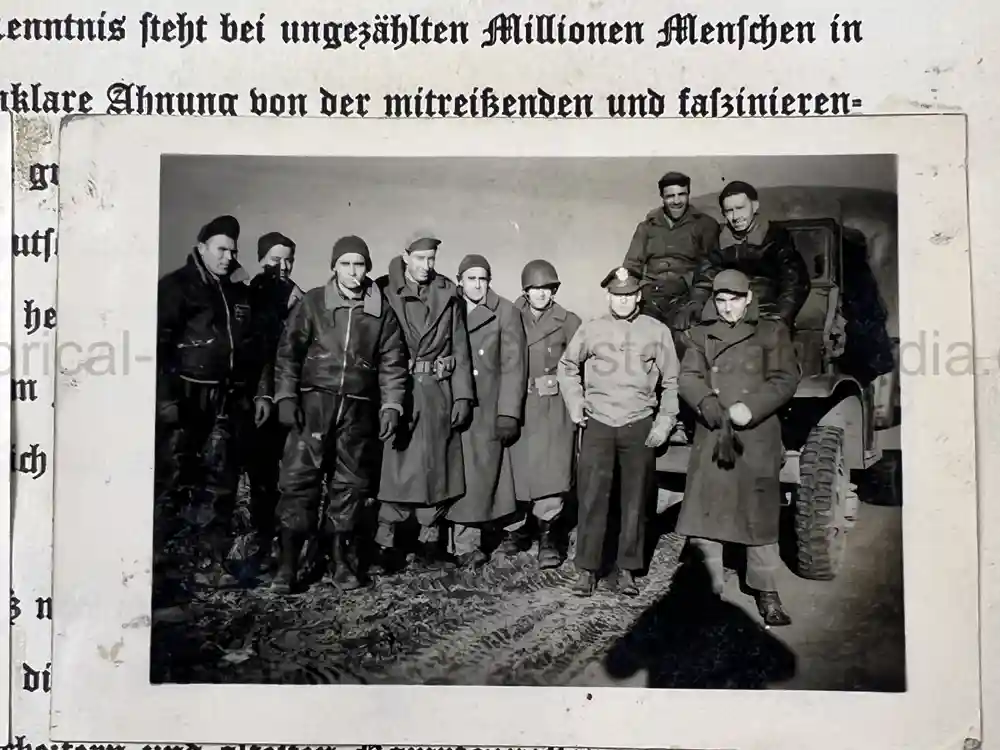 WWII USAAF PHOTO ALBUM - 397th FIGHTER SQUADRON - 368th FIGHTER GROUP - EXCELLENT P-47 NOSE ART!