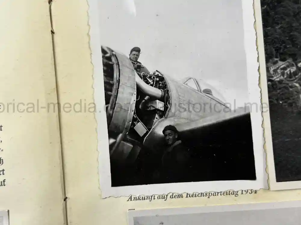 WWII USAAF PHOTO ALBUM - 397th FIGHTER SQUADRON - 368th FIGHTER GROUP - EXCELLENT P-47 NOSE ART!