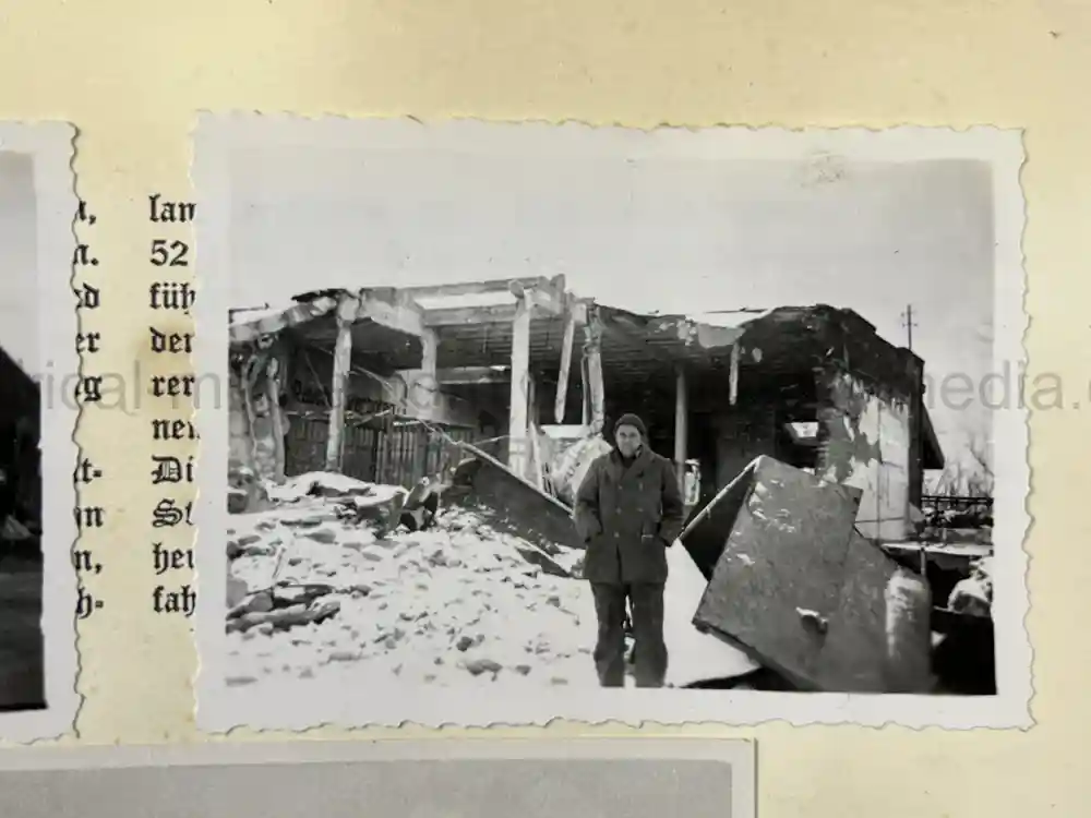 WWII USAAF PHOTO ALBUM - 397th FIGHTER SQUADRON - 368th FIGHTER GROUP - EXCELLENT P-47 NOSE ART!